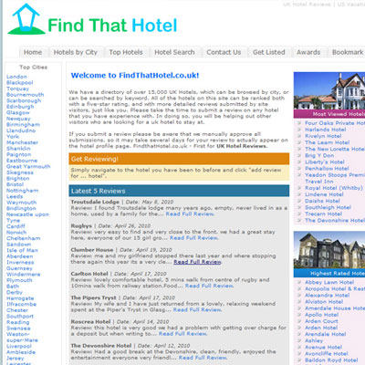 Need a hotel, more information on a hotel? Find That Hotel is here to help, 